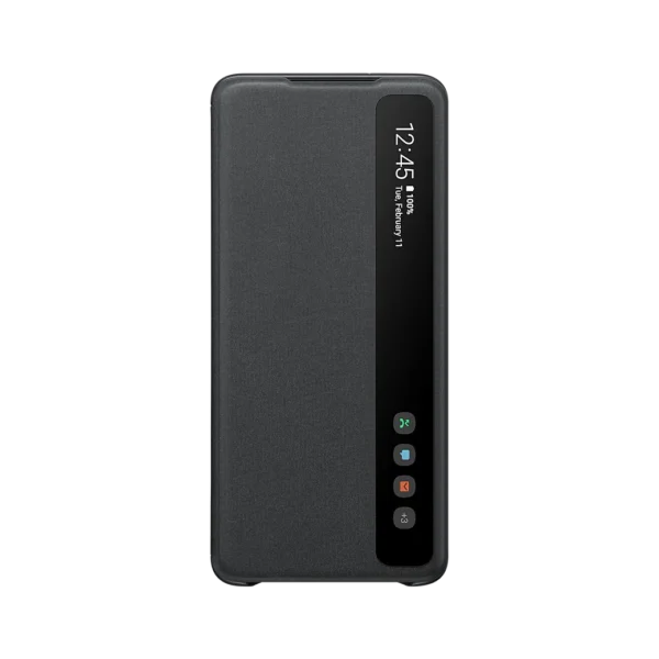 Samsung Galaxy S20 Plus Cover Case clear view - black