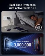 Anker USB C Plug, 737 Charger GaNPrime 120W, PPS 3-Port Fast Wall Charger for MacBook Pro/Air, iPad Pro, Galaxy S22/S21, Dell XPS 13, Note 20/10+, iPhone 15/Pro, and More 10