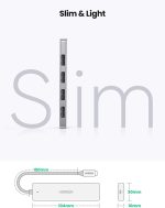 UGREEN USB C Hub 4 Ports USB Type C to USB 3.0 Hub Adapter with Charging Port for MacBook Pro iMac Samsung Galaxy Note 10 S10 S9 LG Google Chromebook Pixelbook Dell XPS Oculus Rift 5