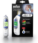 Braun IRT 6525 Healthcare ThermoScan 7 Ear thermometer with Age Precision (accurate, convenient, temperature screening, fever, fast, easy to use) and Night Mode 9