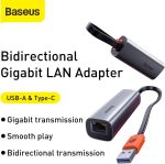 Baseus Steel Cannon Series USB A Gigabit LAN Adapter 10