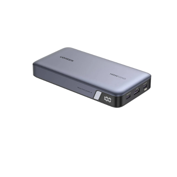 UGREEN Power Bank 25,000mAh 145W Laptop Portable Charger, Nexode 3-Port USB C PD Battery Pack, for MacBook Pro/Air, Dell XPS, iPhone 16/15/14, Galaxy S24, Steam Deck, iPad, and More