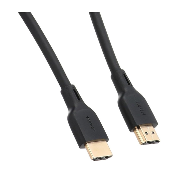 Baseus Steel Cannon Series USB A Gigabit LAN Adapter 2 USAMS US-SJ426 U49 HDMI HD Video Cable, 1.8 Meter Length, Black