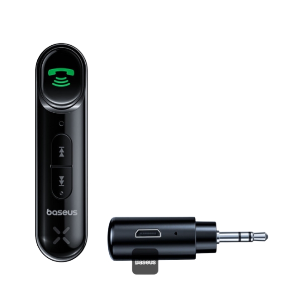 Baseus Qiyin AUX Car Bluetooth Receiver Black