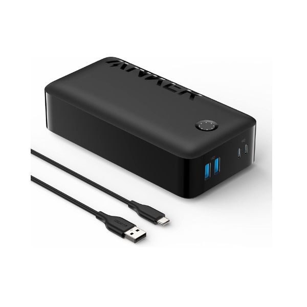 Anker PowerCore 30W 40K 40000mAh USB-Type C Charging Portable Power Bank, Black