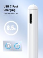 UGREEN Stylus Pen for Apple iPad【Tilt Sensitivity】【Strong Magnetic】Palm Rejection, Universal iPad Stylus Pencil 1/2 Generation, iPad Pencil for iPad 2018-2022,iPad, iPad Pro, iPad Air, iPad Mini-White 7