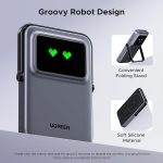 UGREEN Uno Magnetic Power Bank, 5000mAh Wirelss Portable Charger, 20W Fast Charging Battery Pack with Foldable Stand and TFT Display for iPhone 16/15/15 Plus/15 Pro/15 Pro Max/14/13/12 Series, Black 21