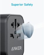 Anker PowerExtend 30W, Wall Charger with Travel Plug, 1-Ports USB-C, 2-Ports USB-A, Wall Plug, 312 Outlet Extender, Black 6