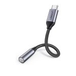 UGREEN Usb C To 3.5Mm Headphone Jack Adapter Aluminum Type C To Aux Female Audio Adapter Cable Dongle Compatible For Huawei Mate10 Pro Mate20 Pro P20 P20 Pro Xiaomi Mi 8 6 6X Mix 2 2S black 3