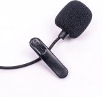Generic Lavalier microphone jh-043 super sound for audio and video recording 3.5 aux - black 4