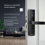 Razuvious Smart Lock, Fingerprint Door Entry, Keyless Bluetooth With Free APP, IC Card, Anti-peep Code, Alexa Compatible (Extra Gateway Needed), TT Lock App Control for Home, Office, Apartment 7