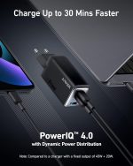 Anker USB C Charger, Anker 735 Charger (GaNPrime 65W), 3-Port Fast and Compact Charger for MacBook Pro/Air, iPad Pro, Galaxy S22/S21, Note 20/10+, iPhone 13/Pro, Pixel, etc. 7