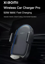 xiaomi Wireless Car Charger Pro 50W Auto Clamping Mount Pad For iPhone & Android 13