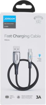 Joyroom S-M411 3A USB-A to Micro Fast Charging Cable 2m-Black|12 Months Warranty 8