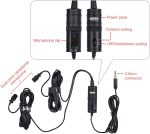 Boya by-m1dm dual omni-directional lavalier microphone lapel clip-on condenser microphone for smartphone audio recorders pc - black, Auxiliary 6