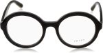 Prada Side-Logo Round Shape Unisex Optical Frame - Black 4