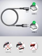 JSAUX USB C to USB C Cable 100W 2-Pack 6.6ft, USBC to USBC Fast Charging Cable, 5A Type C to Type C Charging Cord Compatible with MacBook Pro/iPad Pro/Mini/Air, Samsung Galaxy S23/S22-Grey 4