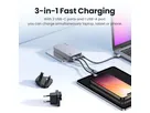 UGREEN Nexode Pro 65W Ultra-Thin 13MM Type C Charger for Narrow Space, Flat Wall Charger with 3 Ports Compatible with Mac-Book Pro/Air,iPhone 15 Pro/Pro MAX S24 Ultra, S23+, S23 and More 32
