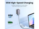 UGREEN Nexode Pro 65W Ultra-Thin 13MM Type C Charger for Narrow Space, Flat Wall Charger with 3 Ports Compatible with Mac-Book Pro/Air,iPhone 15 Pro/Pro MAX S24 Ultra, S23+, S23 and More 30