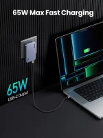 UGREEN Nexode Pro 65W Ultra-Thin 13MM Type C Charger for Narrow Space, Flat Wall Charger with 3 Ports Compatible with Mac-Book Pro/Air,iPhone 15 Pro/Pro MAX S24 Ultra, S23+, S23 and More 31