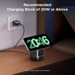 UGREEN UNO 2-in-1 Qi2 Certified Charging Station, 15W iPhone Charging Station Compatible with MagSafe, Magnetic Wireless Charger for iPhone 16/15/14/13/12, AirPods 2/3, Angle Adjustable Charging Stand 19