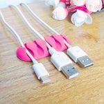 Cord Managment, Cable Holder, 10 Pcs Hight Quality Multi Purpose Cable Clips SET Holders Cell Phone USB Organizer Desktop. 4