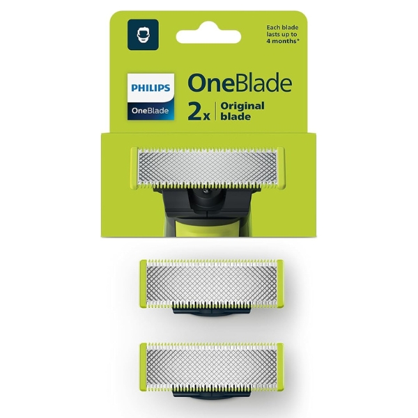 Philips Oneblade Replaceable Blade Pack Including 2 Replaceable Blades, Qp220/51 (Lime) 3