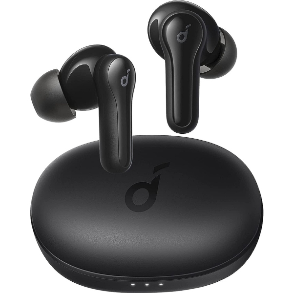 Apple EarPods Headphones with Lightning Connector, Wired Ear Buds for iPhone with Built-in Remote to Control Music, Phone Calls, and Volume 1 Anker Soundcore Life Note E, Black, True Wireless Earbuds with Big Bass and 3 EQ Modes, 32H Playtime, USB-C for Fast Charging, Tiny Size for Commute, Work