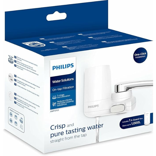 Powerful Philips X-Guard Water Filter – 99% Bacteria-Free