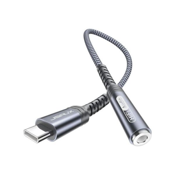 Jsaux CM0011 USB C to 3.5MM female Cable 0.18 grey