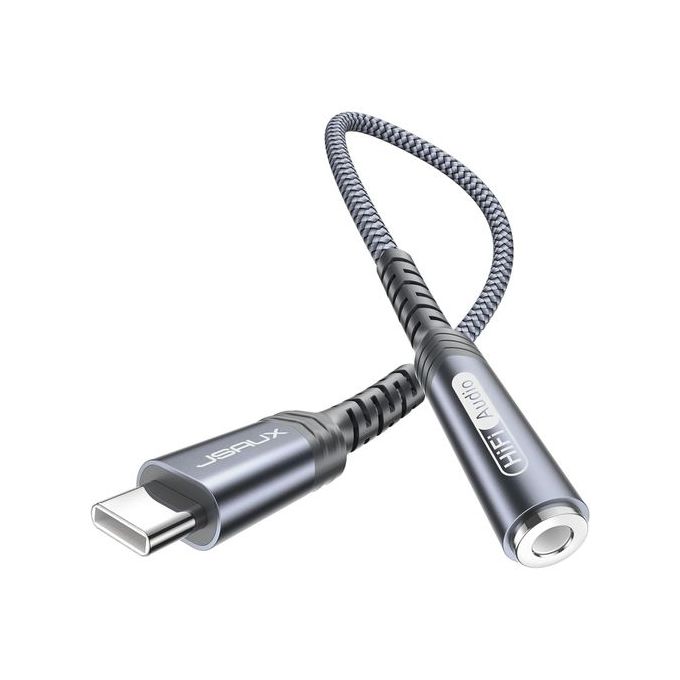 Jsaux CM0011 USB C to 3.5MM female Cable 0.18 grey