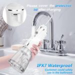 H2ofloss Portable Oral Irrigator, Dental Irrigator with 4 Nozzles 5 Modes 300 ml, USB Rechargeable IPX7 Waterproof Oral Irrigators, Family and Travel 7