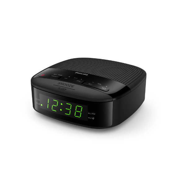 Reliable Philips Alarm Clock Radio – Dual Alarm – FM
