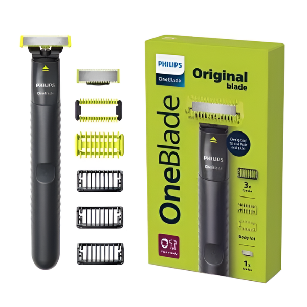 Powerful Philips One Blade Grooming Kit for Men