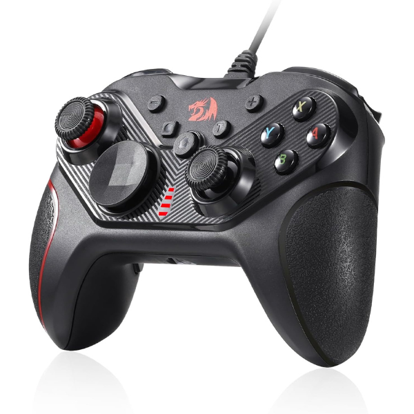 Redragon Rift G710 Wired Gaming Controller – Black & Red
