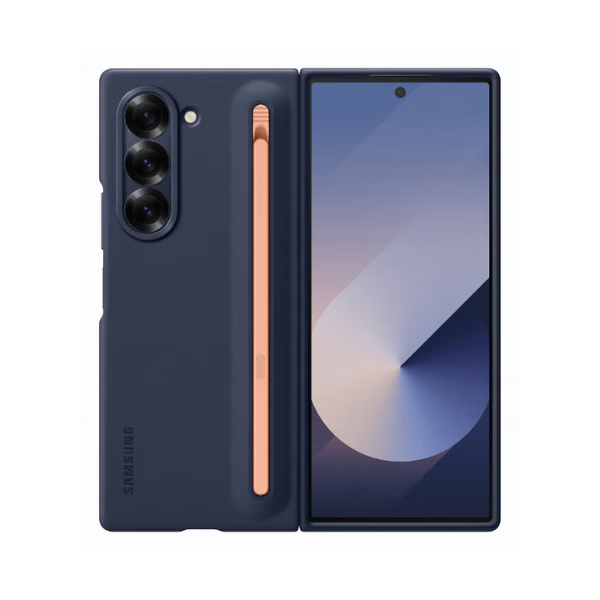 Samsung Z Fold6 Slim S Pen Grip Case – Dark Blue