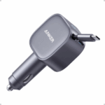 Anker 75W USB-C Car Charger with Retractable Cable