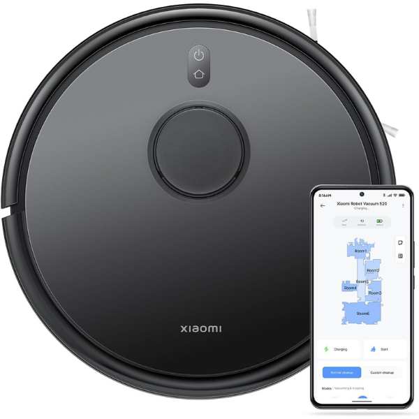Xiaomi Robot Vacuum S20 Smart Cleaner – Black