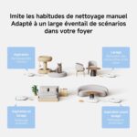 Xiaomi Robot Vacuum H40, Smart Navigation, 10000Pa Suction, Anti-tangle Mopping & Vacuuming, 4L Dust Bag, 340x340x97mm, App Control, 5200mAh Battery-White 13