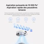 Xiaomi Robot Vacuum H40, Smart Navigation, 10000Pa Suction, Anti-tangle Mopping & Vacuuming, 4L Dust Bag, 340x340x97mm, App Control, 5200mAh Battery-White 15