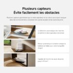 Xiaomi Robot Vacuum H40, Smart Navigation, 10000Pa Suction, Anti-tangle Mopping & Vacuuming, 4L Dust Bag, 340x340x97mm, App Control, 5200mAh Battery-White 10