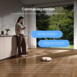 Xiaomi Robot Vacuum H40, Smart Navigation, 10000Pa Suction, Anti-tangle Mopping & Vacuuming, 4L Dust Bag, 340x340x97mm, App Control, 5200mAh Battery-White 4