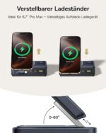 Baseus NOMOS 5-in-1 Charging Station 140W USB C Charger with Qi2 15W MagSafe Charger 22