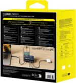 Baseus NOMOS 5-in-1 Charging Station 140W USB C Charger with Qi2 15W MagSafe Charger 28