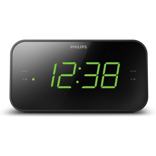 Philips TAR3306/12 Alarm Clock Radio – Dual Alarm