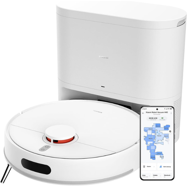 Baseus C02 Pro Magnetic Car Phone Holder, 15W Compatible with iPhone 15 Series 2 Xiaomi Robot Vacuum H40 Smart Cleaning Robot