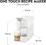 Nespresso De’Longhi Lattissima One Evo F121-EU-WH-NE Single Use Capsule Coffee Maker, Milk Frod, Cappuccino and Latte, EN510.W, 1450W, White 14
