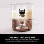 Ninja CREAMi Deluxe 11-In-1 Ice Cream Maker & Frozen Dessert Maker with 3 Tubs, Makes Ice Cream, Gelato, Sorbet, Frozen Yoghurt, Milkshakes, Slushi & More, 2-in-1 Flavour Option, Silver, NC501 7