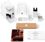 Nespresso De’Longhi Lattissima One Evo F121-EU-WH-NE Single Use Capsule Coffee Maker, Milk Frod, Cappuccino and Latte, EN510.W, 1450W, White 8