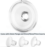 Bellababy Wearable Breast Pumps Hands Free Low Noise, Breastfeeding Double Electric Breast Pumps Comes with 24mm Flanges, 4 Modes & 6 Levels Suction, BLA8040 4